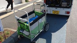 保育園の大型バギー