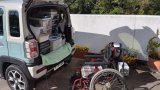 新しいサービスカーでの初仕事です